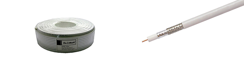 TV кабель 75 Ом FinMark 690 white (100 м)
