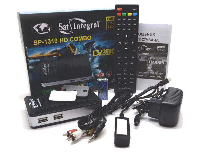 Спутниковый ресивер SAT INTEGRAL SP-1319 HD COMBO