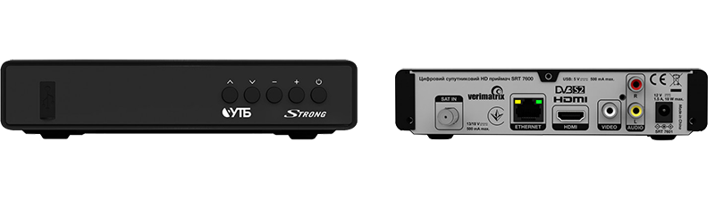 Спутниковый ресивер Strong SRT 7600 (VIASAT XTRA TV УТБ)