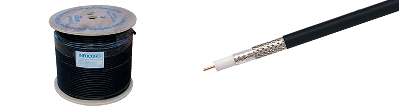 TV кабель 75 Ом FinMark 690 black (305 м)